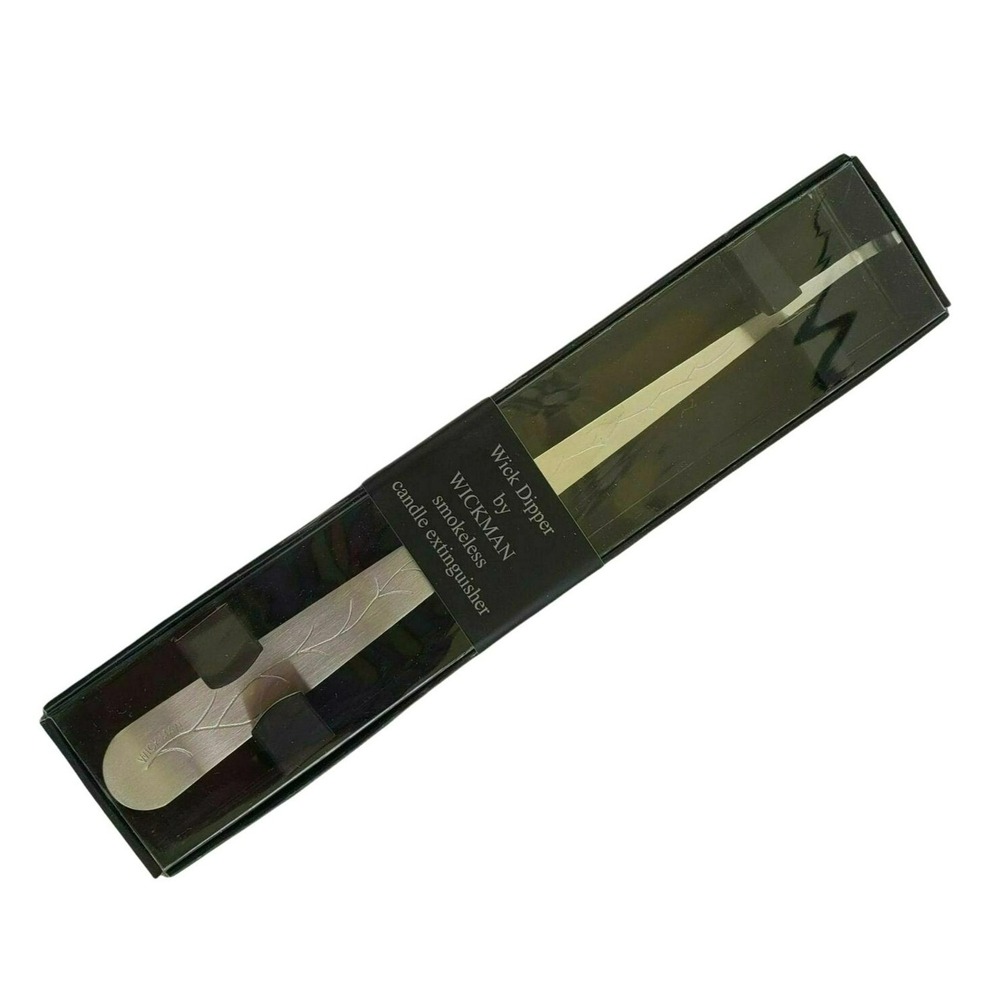 Wickman Scroll‎ Wick Dipper Candle Snuffer Less Smoke New in Gift Box